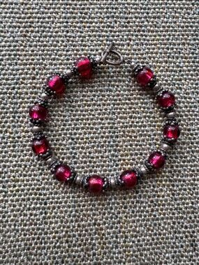 Solid Swank Beaded Bracelet.